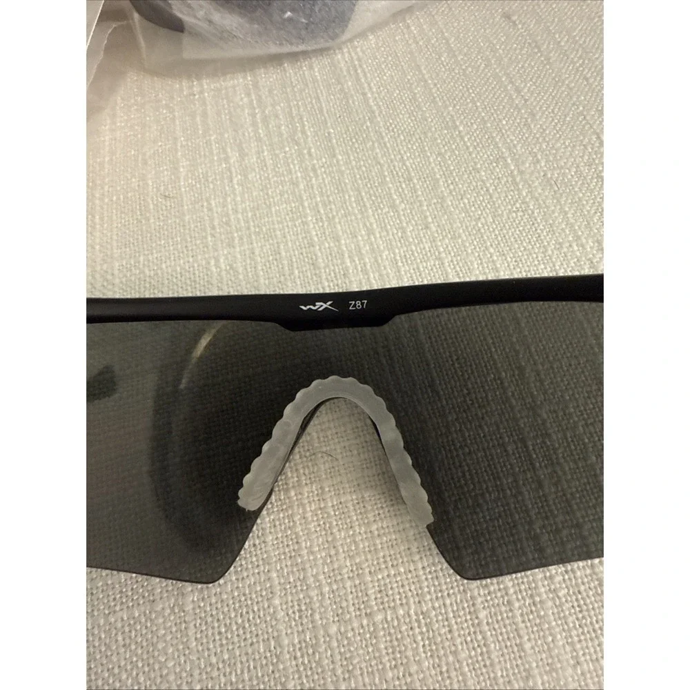 Wiley X PT-1 Sunglasses Matte Black Frame w/ Smoke Gray/ Reflect Gray/light Rust